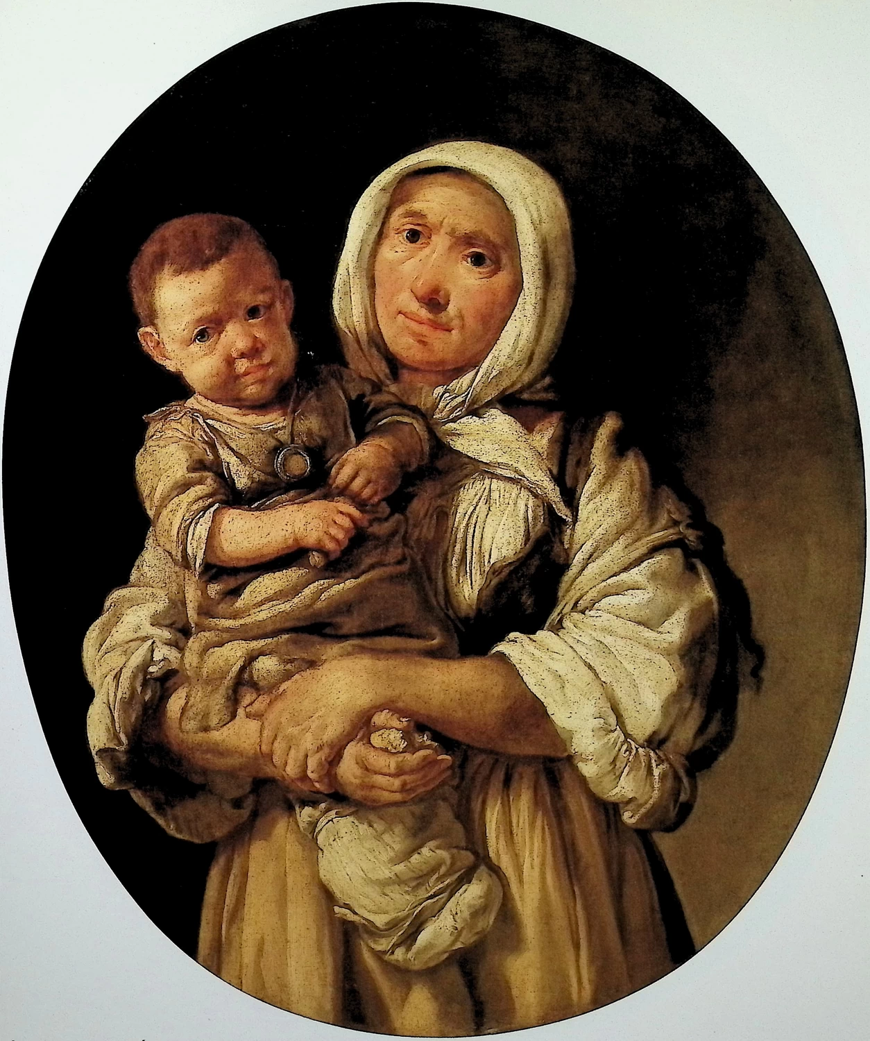 Giacomo Ceruti, il Pitocchetto - 158, Madre col bambino, County Museum of Ats, Los Angeles